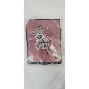 Vintage Silkies Ultra TLC Support Pantyhose Honey Beige XL NOS Pinup‎ USA 1 Pair